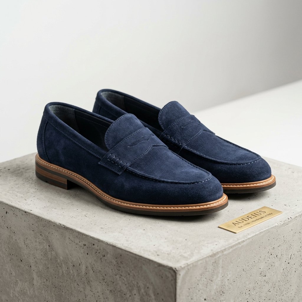 Navy Voyager Loafer